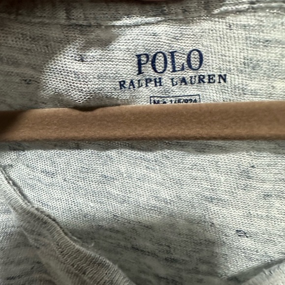 Ralph Lauren Gray Linen Crewneck Long Sleeve Top Size M - Picture 4 of 4